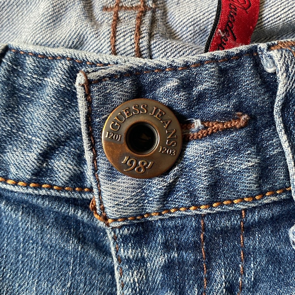 Vintage Guess Jeans Daredevil Skinny Leg size 26 - Picture 4 of 9